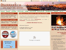 Tablet Screenshot of marrakech-info.com